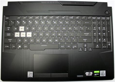 Asus Tuf Gaming Fx506 Laptop Keyboard Keys