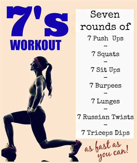 Sevens Workout Amazing Quick At Home Workout Hiit Workout Workout