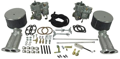 Empi Deluxe Dual 40mm Carburetor Kit With Empi Twist Linkage Type 1 Empi