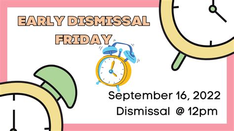 Early Dismissal Friday Deleon Elementary School