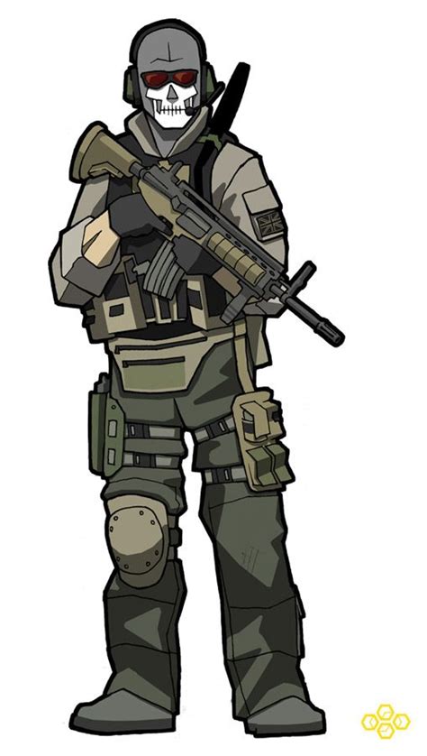 Lieutenant Simon Ghost Riley By Flashmcgee Anime Military Military