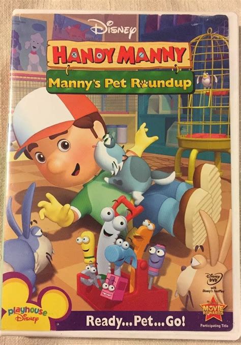 Disney Handy Manny Mannys Pet Roundup Dvd 2008 B205 Walmart Canada