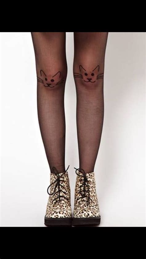 Love These Kitty Tights Cat Tights Socks And Tights Best Leggings