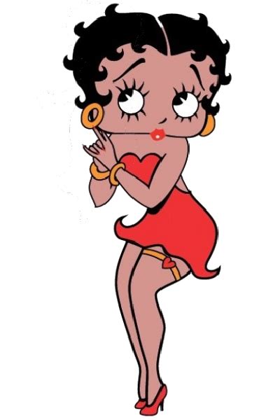 Betty Boop Black And White Png Cutouts Historyname