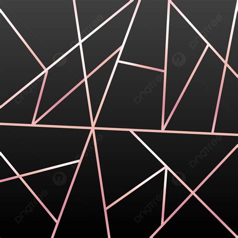 Mosaic Wallpaper In Rose Gold And Black Background Wallpaper