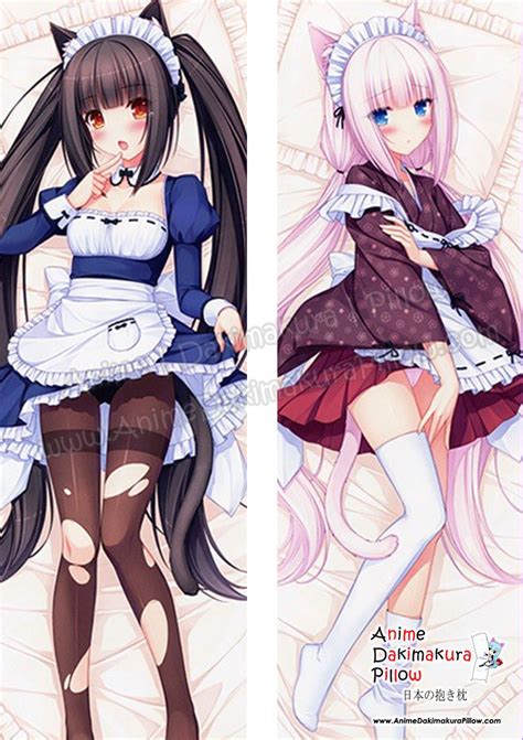 Adp Chocola And Vanilla Nekopara Anime Dakimakura Japanese Pillow Cover Ycds0288