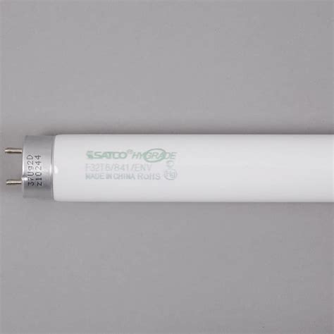 Satco S8420 Hygrade 48 32 Watt Cool White Fluorescent Light Bulb T8