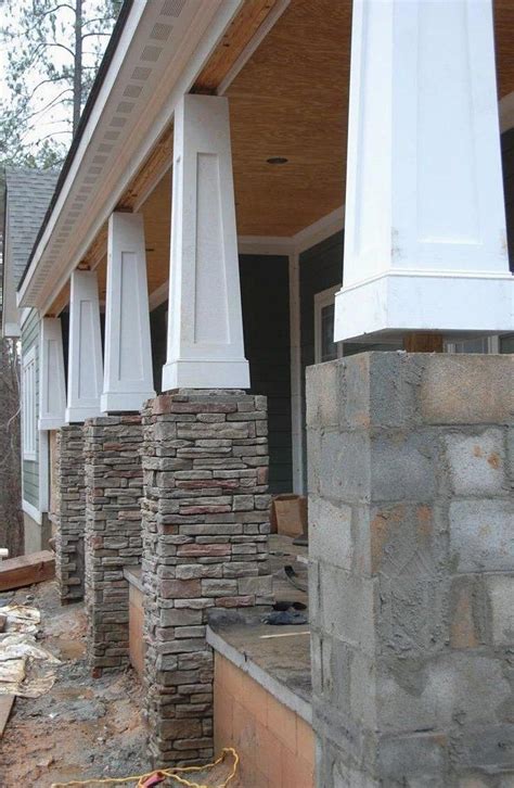 Porch Ideas For Houses House Columns Stone Porches House Exterior