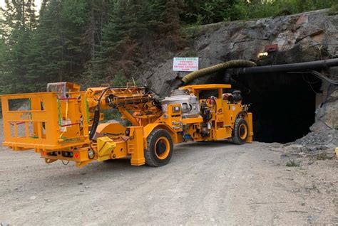 Maclean Anfo Loader Goes Underground At Pure Golds Madsen Project