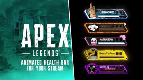 Create Animated Apex Legends Health Bar Overlay By Syedzulqarnain Fiverr