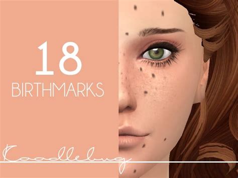 ~~tested Works~~ Set Of 18 Moles Sims 4 Hair Male