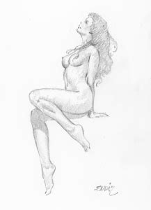 Female Nude Drawing In Rob Hirzel S Female Nude Drawings Comic Art