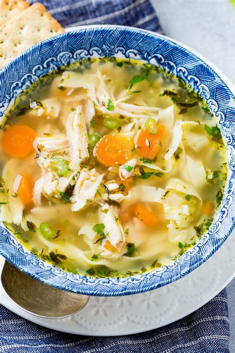 Water can be added in varying amounts to create a liquid for stews, soups and sauces. Instant Pot Chicken Noodle Soup (Better Than Mom's!) - Oh ...