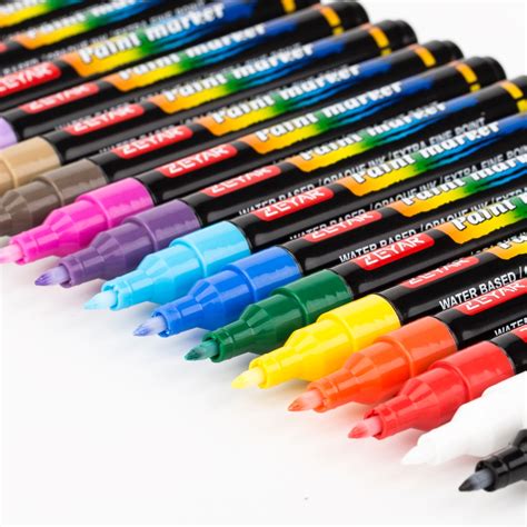 Supply Acrylic Paint Pens 18 Colors Extra Fine Point Factory Quotes Oem