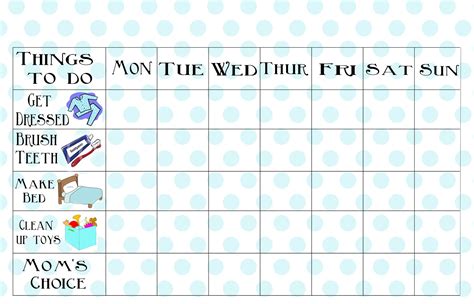 Having A Chore Chart For Your Kids Can Keep Your Day Organized And