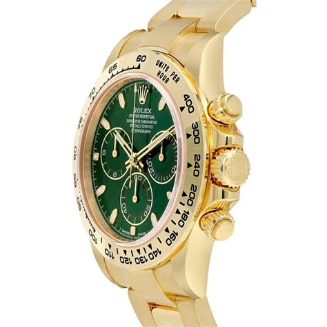 Rolex Cosmograph Daytona Green Dial Watch 116508 Grnso