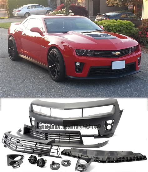 Compatible With 10 13 Chevy Camaro Zl1 Style Front Bumper Cover Hot