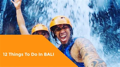 12 Things To Do In Bali Youtube