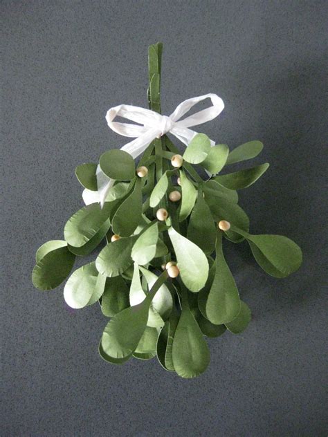 Handmade Paper Mistletoe