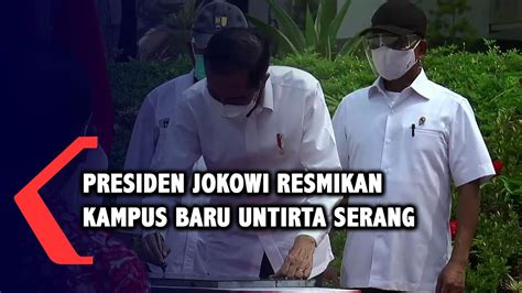 Full Pidato Presiden Jokowi Saat Meresmikan Kampus Baru Universitas