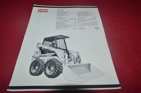 Case Tractor 1737 1740 Skid Steer Loader Dealers Brochure Fdmd Ebay