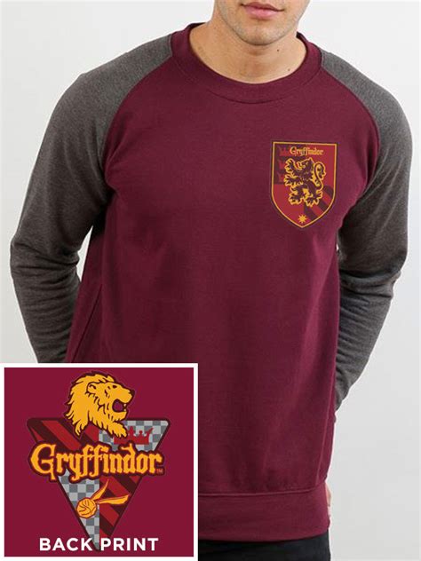 Harry Potter Gryffindor Long Sleeve Shirt Heromic