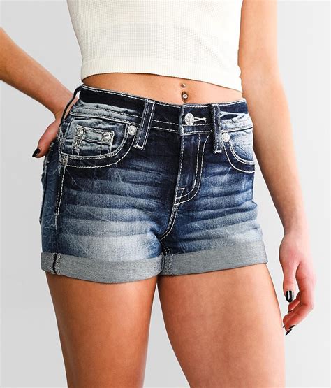 Miss Me Mid Rise Stretch Short Women S Shorts In K1230 Buckle