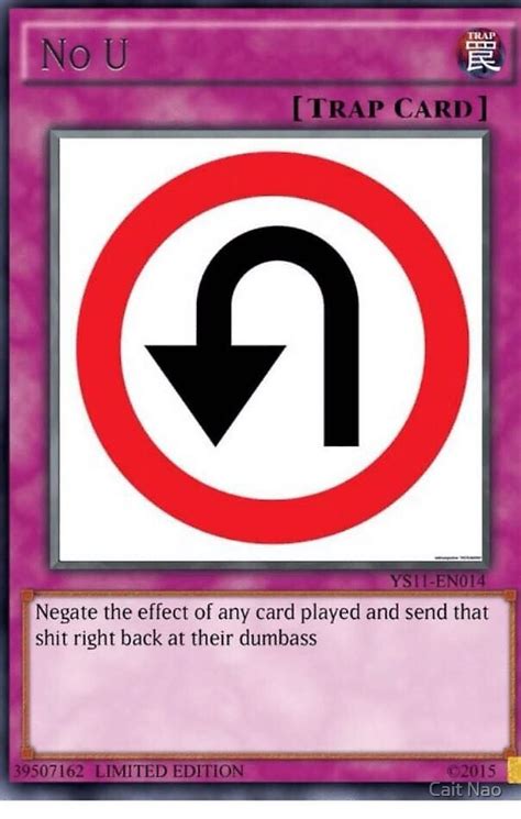 Pokemon challenges no items in battle duration. Download Yugioh Meme Cards No U | PNG & GIF BASE