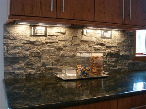 Rock Solid Incorporating A Rock Backsplash In Your Kitchen