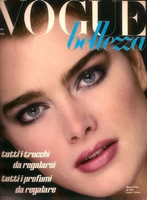 Bs Vogue Magazine Covers Vogue Covers Brooke Shields Young 1980s