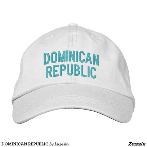 Dominican Republic Embroidered Baseball Cap Baseball Hats Embroidered Baseball