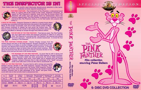 The Pink Panther Collection 6 Dvd Cover 1963 1982 R1 Custom