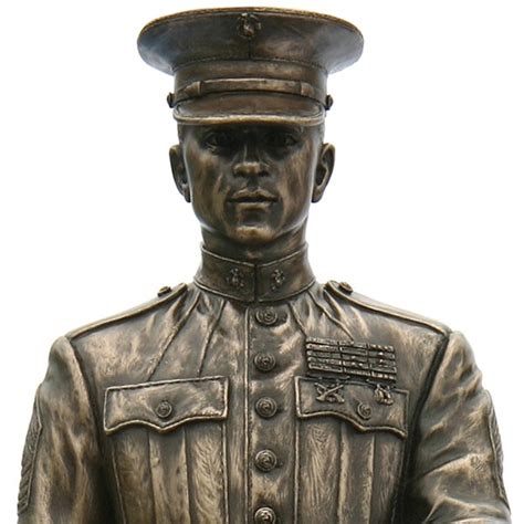 Monkey Depot Statue 16 Khaki Army Marine Honor Guard Bronze Statue