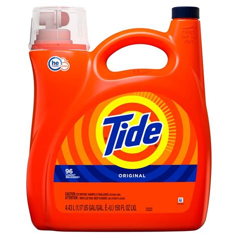 Tide 150 Oz Original Scent He Liquid Laundry Detergent 96 Loads