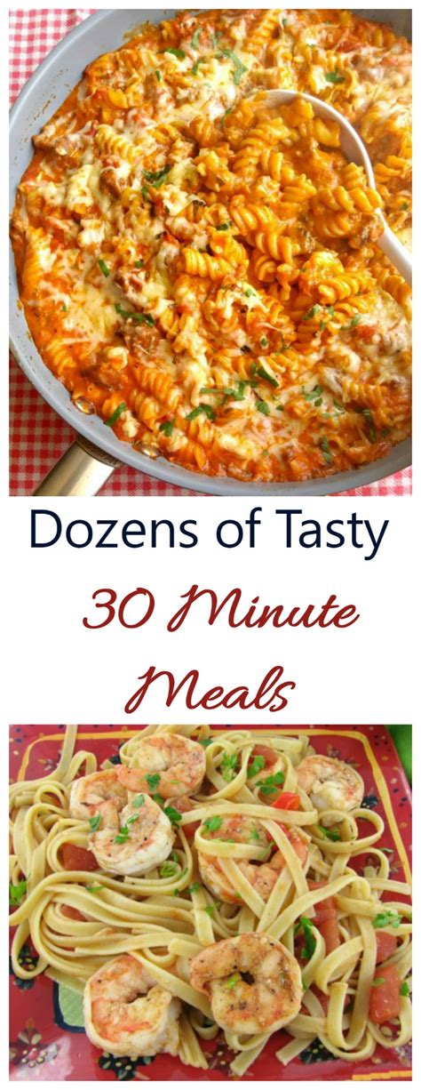 30 Minute Meals - Quick Recipes Ready in a Half Hour or ...