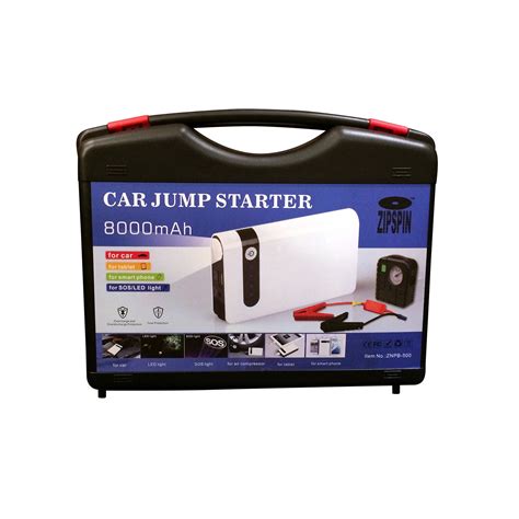 Knowing how to jump a car will save you time and money so you don't have to call a tow truck. Car Jump Starter with Air Compressor - PDE Technology - Touch of Modern
