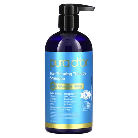 Pura Dor Hair Thinning Therapy Shampoo 16 Fl Oz 473 Ml