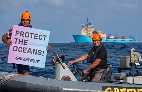 Greenpeace Stages Pacific Ocean Protest Against Deep Sea Mining Reuters
