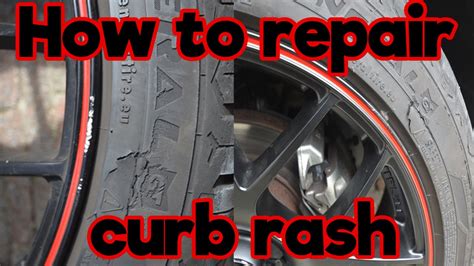 Although chrome and alloy wheels may be visually appealing, they can be prone to corrosion problems that cause the tire to seal improperly. How to repair curb rash on black rims! - YouTube