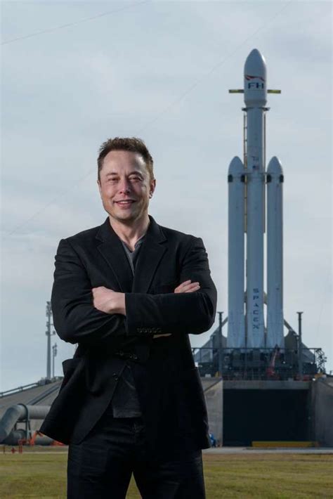 Spacex S New Falcon Heavy Rocket Successfully Lifts Off Elon Musk Standing Posing For The