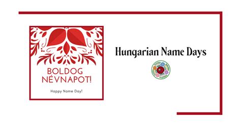 Hungarian Name Days Hungarian Living
