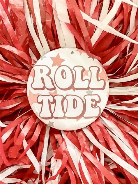 Roll Tide Officially Licensed University Of Alabama Game Day Etsy In