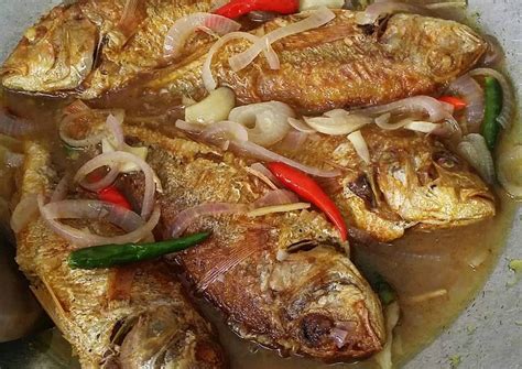 Resipi Ikan Kerisi Tumis Asam Oleh Hazliana Hazrah Al Ghiffary Cookpad