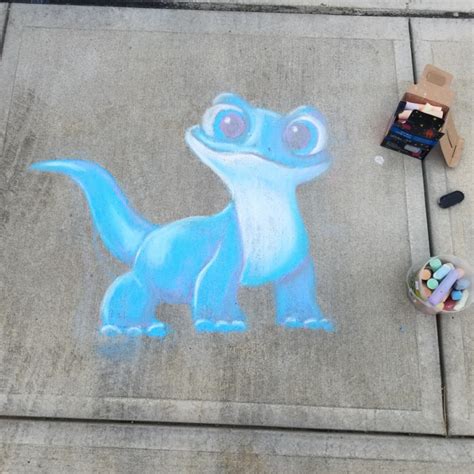 Some More Disney Sidewalk Chalk Art I Did Today Notsogreatart On Instagram