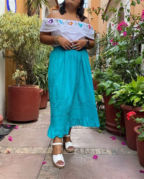 Mexican Long Boho Skirt Maxi Skirt Hippy Skirt Bohemian Etsy