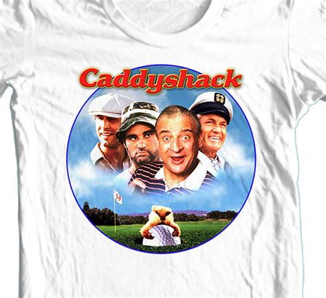 Caddyshack T Shirt Retro 1980s Golf Movie 100 Cotton Graphic Printed