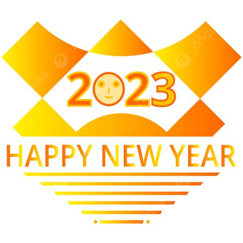 2023 Happy New Year Gradient Effect Design 2023 Happy New Year Happy