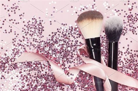 Different Cosmetic Makeup Brushes By Arkhipenkoolga On Creativemarket