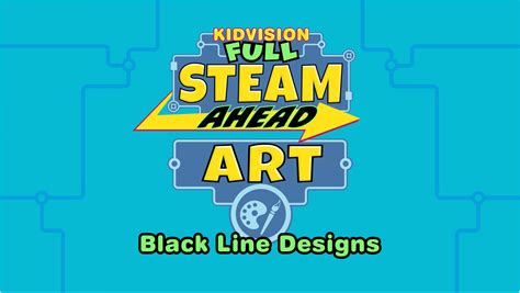 Black Line Designs With Art Kidvision Full Steam Ahead Pbs