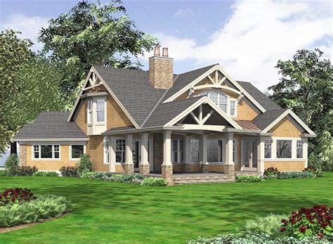 Dramatic Craftsman Home Plan 23253jd Architectural Designs House